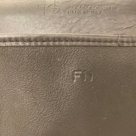 Jack Georges vintage leather book bag - Picture 11 of 11